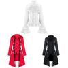 Medieval Lace Patchwork Threebutton Cloak Costume For Stage Performance Women And Men