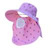 Female Summer Sun Hat Uv Protection Cycling Large Brim Hat With Neck Flap Shawl Hats Removable Face Mesh Breathable Cap