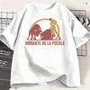 Morante De La Puebla T-Shirts Unisex Vintage Baumwoll-T-Shirts Rundhals Kurzarm-T-Shirts Große Größen Kleidung