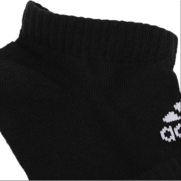 adidas Ankle Socks Unisex 3 Pack Black DZ9385