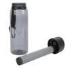 Filtered Water Bottle with Integrated Filter Straw Camping Emergency Water Bottle PurifierGray