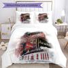 Arsenal Bedding Set Breathable Duvet Cover with Pillowcases Decorative Bed Linen for Bedroom Home Decoration Birthday Gift