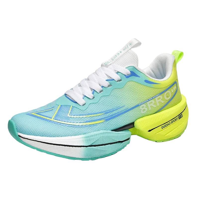 

Мужская обувь Дышащая сетчатая обувь Спортивная обувь с карбоновой пластиной Мужская Износостойкая Легкая Отскок Всесезонная Обувь для бега 45