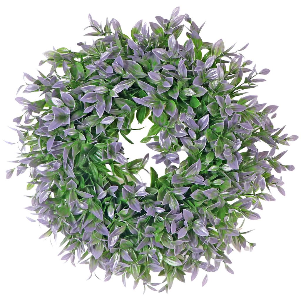Eucalyptus Leaf Artificial Wreath PE Material Artificial Flower Simulation Plant Outdoor Party Event Garden Decoration