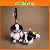 Border Collie Animal Plush Doll Keychain With Pp Cotton Filling For Backpack Decor And Gift