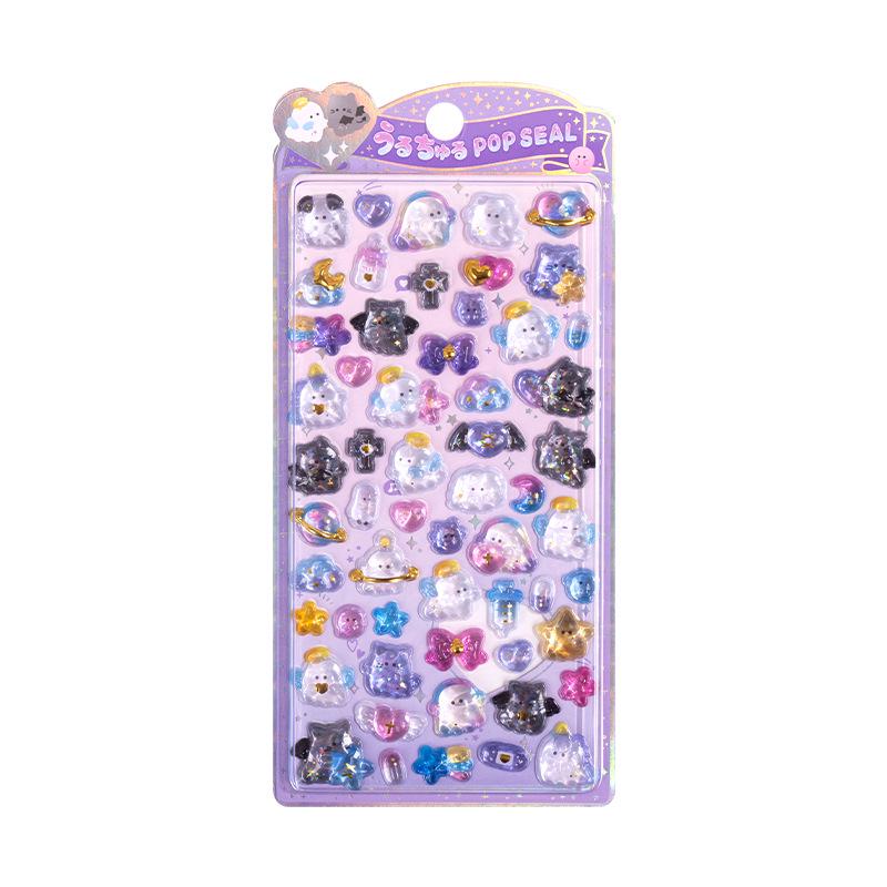 Popular 3D Animal Cartoon Crystal Stickers for Kids' Phone Cases
