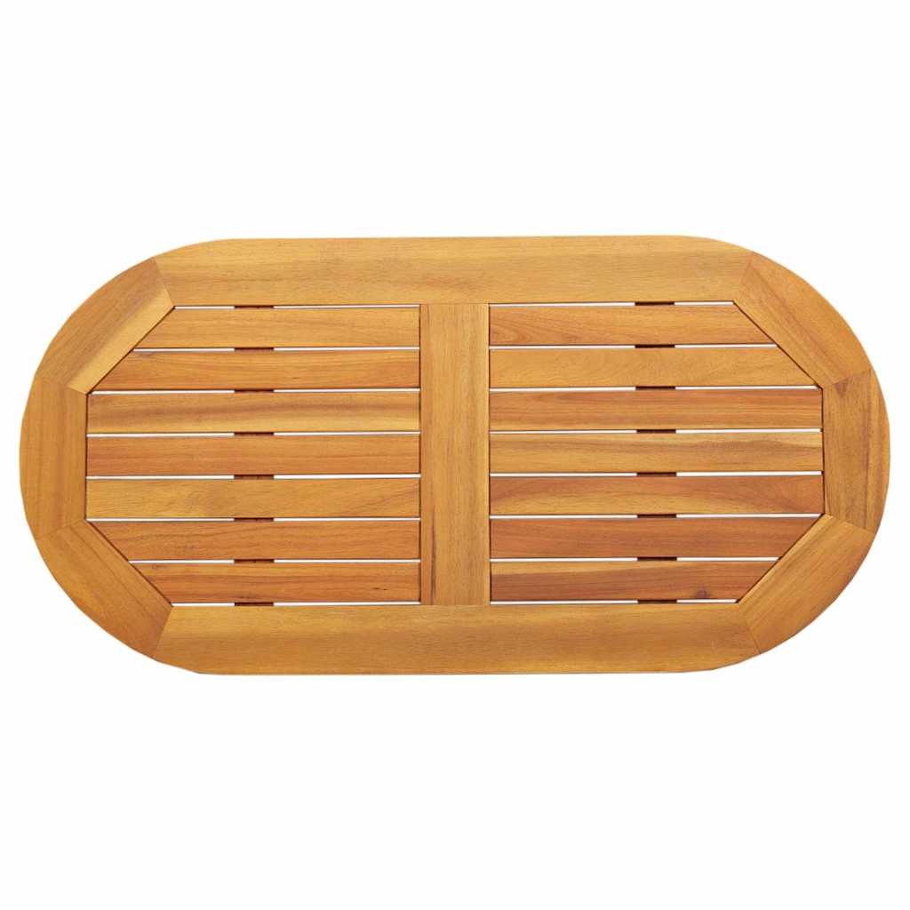 Table Top Oil Natural 90 x 45 x 2 cm Solid Acacia Wood