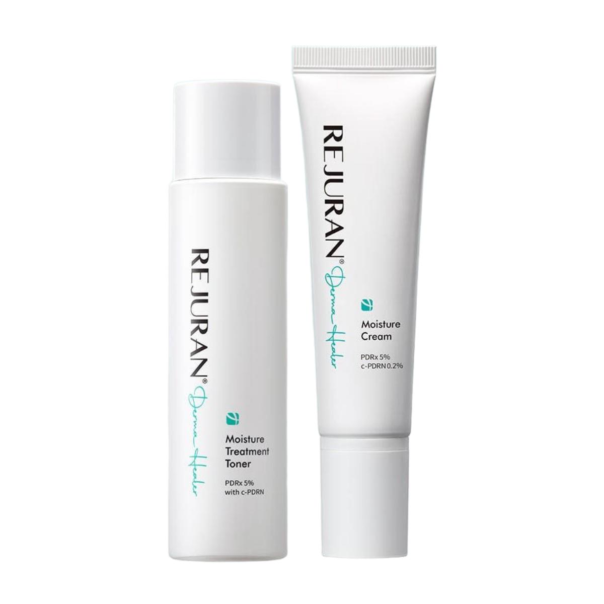 

Rejuran Derma Healer Moisture Treatment Toner 150ml & Moisture Cream 60g 2-Item Set for Hydrated and Balanced Skin
