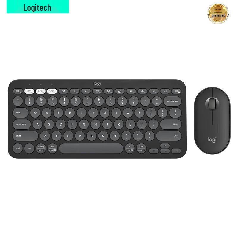 

Logitech PEBBLE 2 COMBO Wireless Bluetooth Keyboard and Silent Mouse Set Wireless