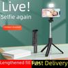 Portable Mini Bluetooth Selfie Stick with Tripod & Fill Light for Mobile Photography