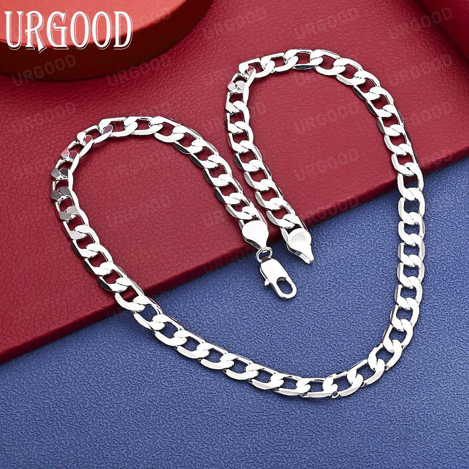 925 Sterling Silver Simple Twisted Necklace - Banquet Gift Jewelry