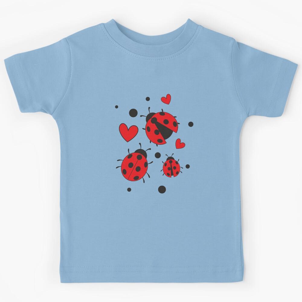 LadyBug Pattern Kids T-Shirt 130