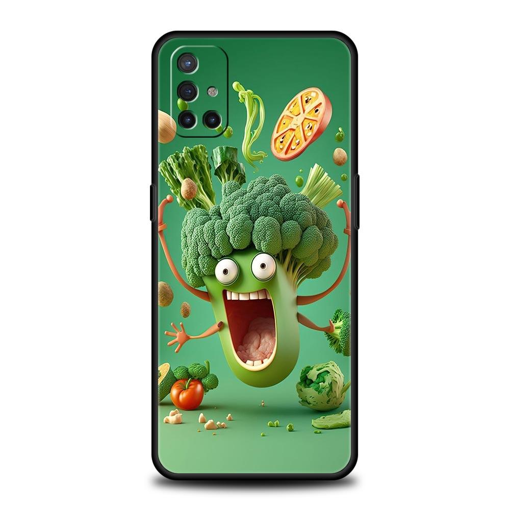 

Phone Case For Oneplus 13R 12R 10R 13 12 11 10T Nord N100 N10 Z N30 CE 3 2 2T Pro Lite Soft TPU Cover Cute Green Vegetables Ins OnePlus Nord