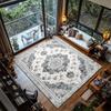 RAKKS Vintage Velvet Area Mat-Non-Slip, Soft & Durable Polyester, Retro Abstract Design,Perfect for Living Room & Bedroom Decor