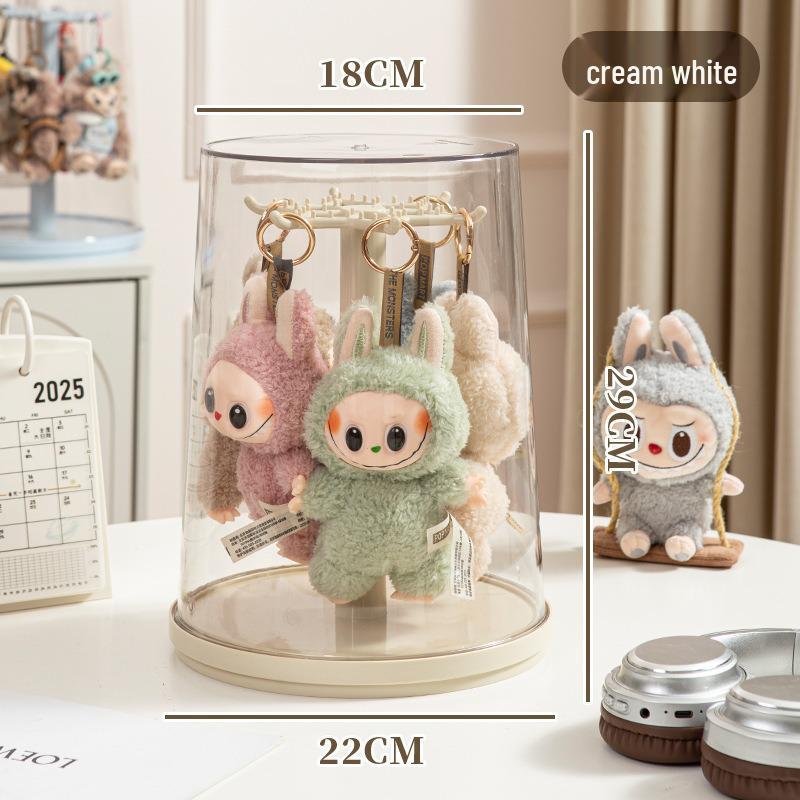 

Дисплей-бокс для фигурок Лабубу: Пылезащитная подставка для хранения блайнд-боксов и плюшевых кукол