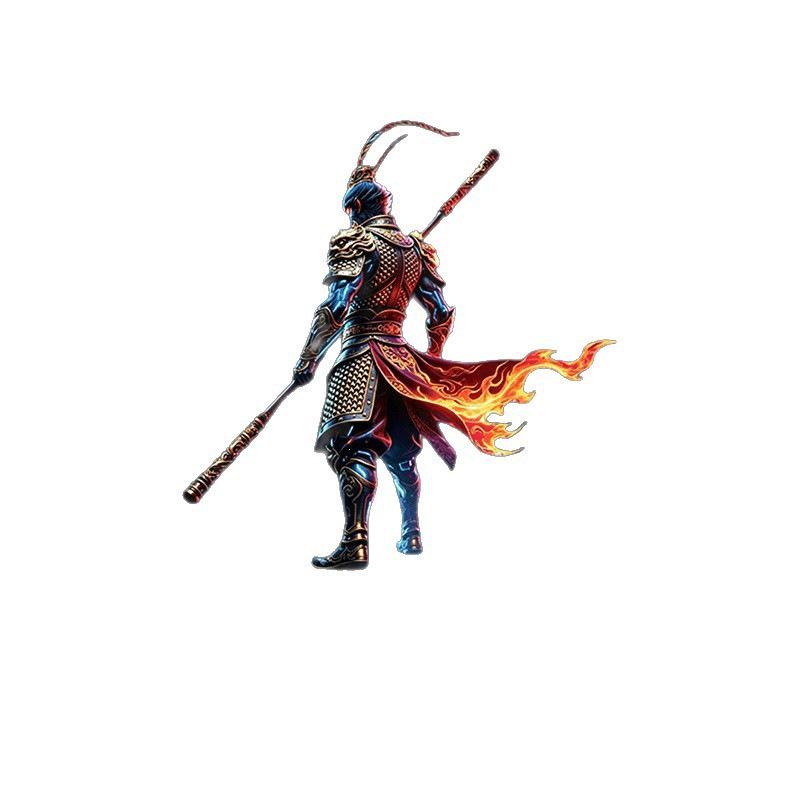 Sun Wukong Car & Motorcycle Rear Window Character Personality Stickers