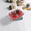 5Pcs Christmas Surprise Blind Box 12 Grids Child Child Countdown Advent Calendar Box Poked with Finger Xmas Gift Packing Boxes
