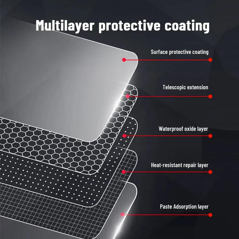 For BYD YANGWANG U8  2024 Car Interior Center Console Transparent TPU Protective Film Anti-scratch Repair Film Accessories