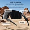 Smart Bluetooth Audio Cycling Goggles: AI Color-Changing, Windproof Glasses with Built-in Earphones
