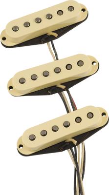 Fender Pure Vintage '61 Stratocaster Pickup Set USA-Made Alnico 5 Aged White Covers Polysol Wire Electric Guitar Pickups