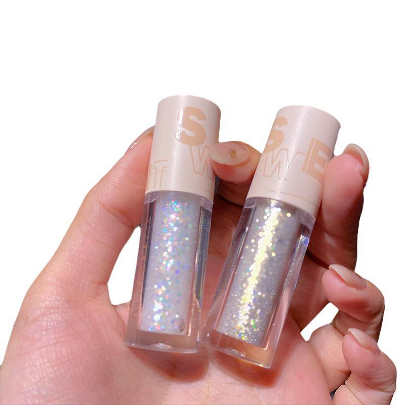 Sweet Mint Liquid Eyeshadow: Fine Shimmer Glitter, Pearlescent Highlighter for Aegyo-Sal, One-Drop Flash Explosion.