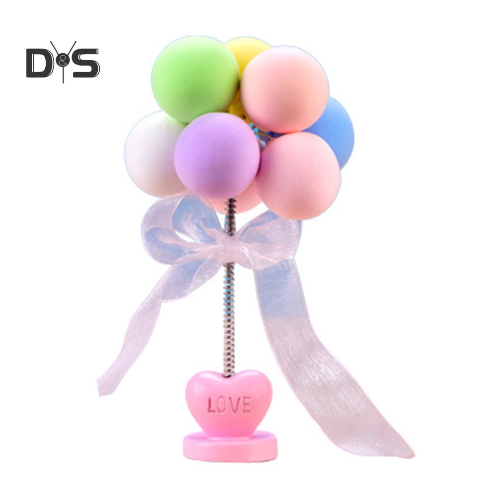 Mud in your eye Resin Balloon Love Figurine Craft Toy Doll House Car Cake Desk Ornament