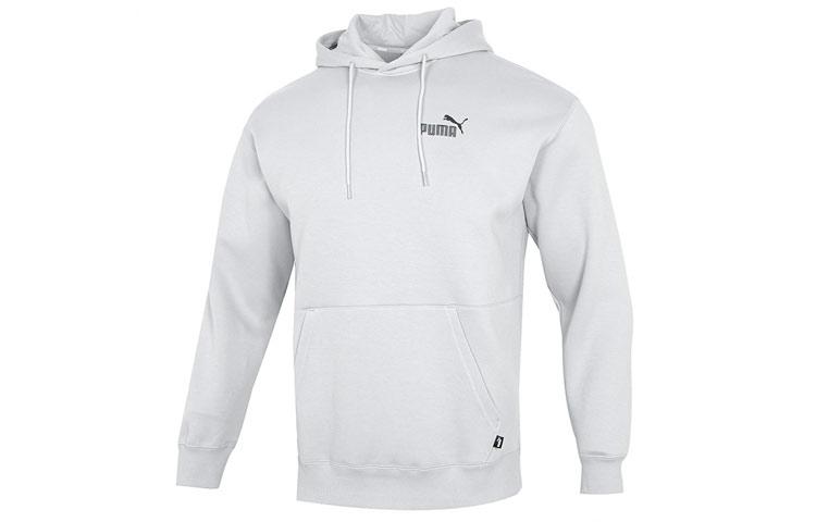 PUMA Sweatshirts Men s Gray Hooded Moderate Regular 673624-19 S