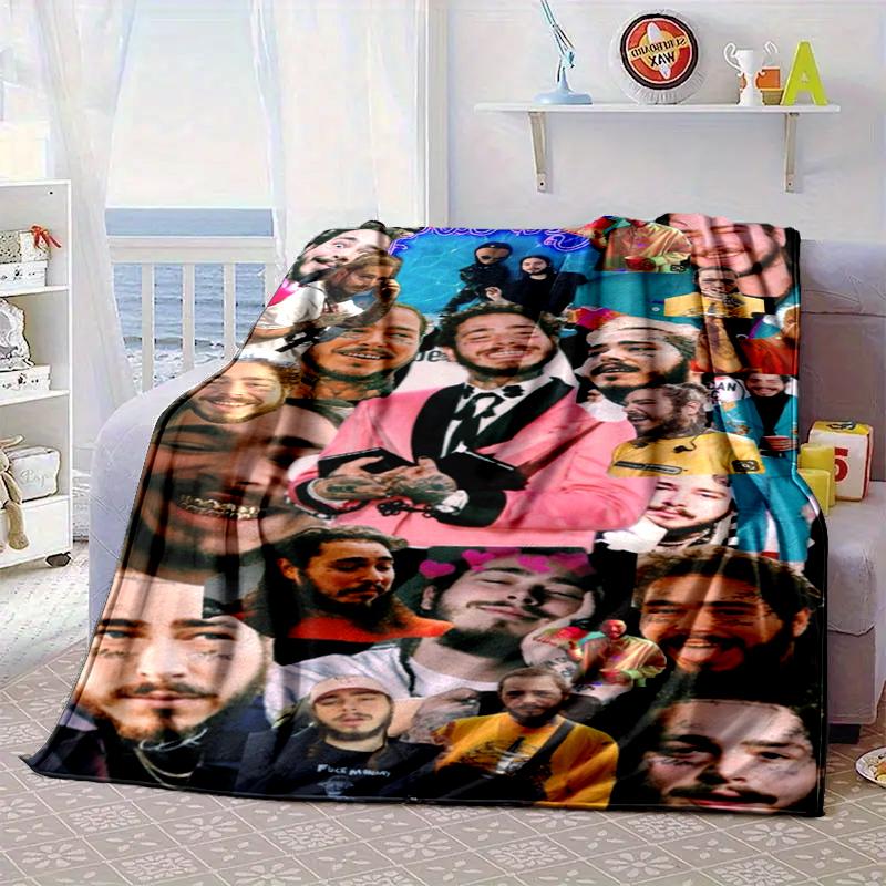 Musician's Heartfelt Expression Blanket Flannel Blanket for Bed, Sofa, Camping, Hiking, Picnic Essentials, Gift for Family Fan Gifts
