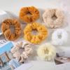 7/21 Pcs/Set Women Hair Scrunchies Set Plush Solid Hair Band for Girls Ponytail Holder Rubber Bands Hair Ties Hair Accessories