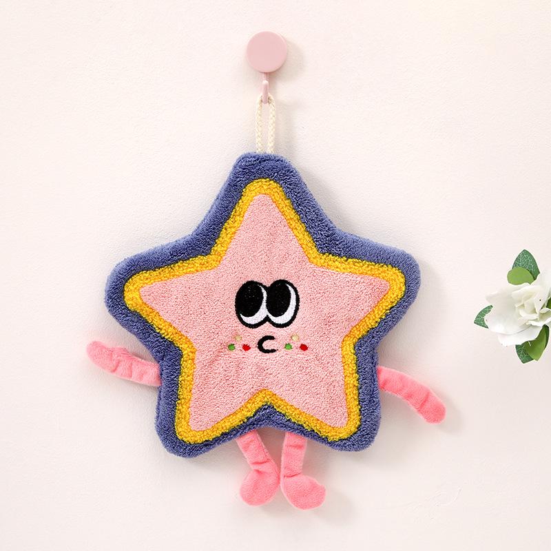 Dopamine Star Absorbent Quick-Dry Kids' Hand Towel for Kitchen & Bathroom
