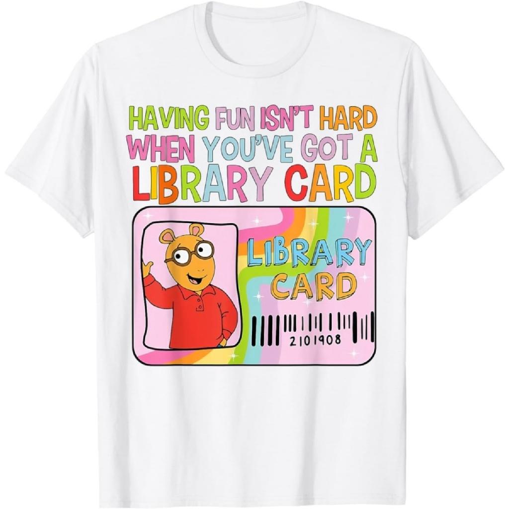 AALZHZwPxU Spaß haben ist nicht schwer, wenn man einen Bibliotheksausweis hat T-Shirt
