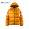 Stug 2025 Herrkläder Bergsklättring Huva Bomullsjacka: Varm, vid vintersportsjacka