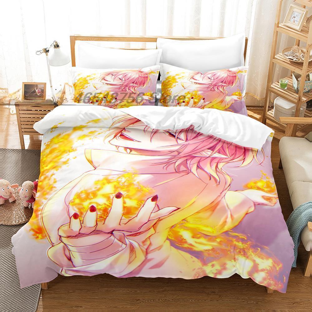 Anime Welcome To Demon School! Iruma-kun Bedding Set Single Twin Full Queen King Size Bed Set Adult Kid Bedroom Duvetcover Sets