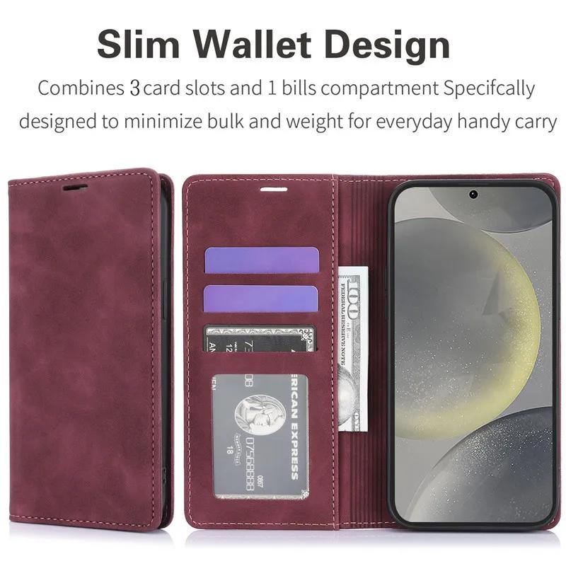 Phone Case for Samsung Galaxy A55 A35 A25 A15 A54 A34 A24 A14 A73 A53 A33 A13 A72 A52 A12 A51 Note 20 Ultra 10 Plus Wallet Cover