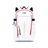 Polyester Backpack Unisex White Red YBSV099-5
