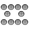 10X Air Conditioner Trument Panel For Tiguan 10-17 Trument Desk Middle Outlet Tuyere A/C Air Vent Folding Fittings