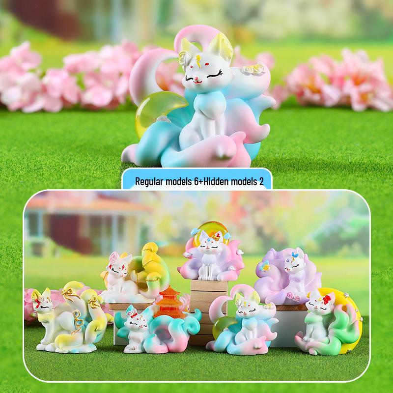 

Аніме Фігурка Дев ятихвоста Лисиця Фея Сліпий Бокс Настільна Прикраса - Національний Стиль Подарунок на Свято Random one