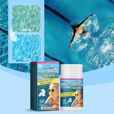 Tabletki do czyszczenia basenu Tabletki do czyszczenia wody basenowej Kontrola glonów Usuwanie plam Środek czyszczący do spa, stawów, jacuzzi