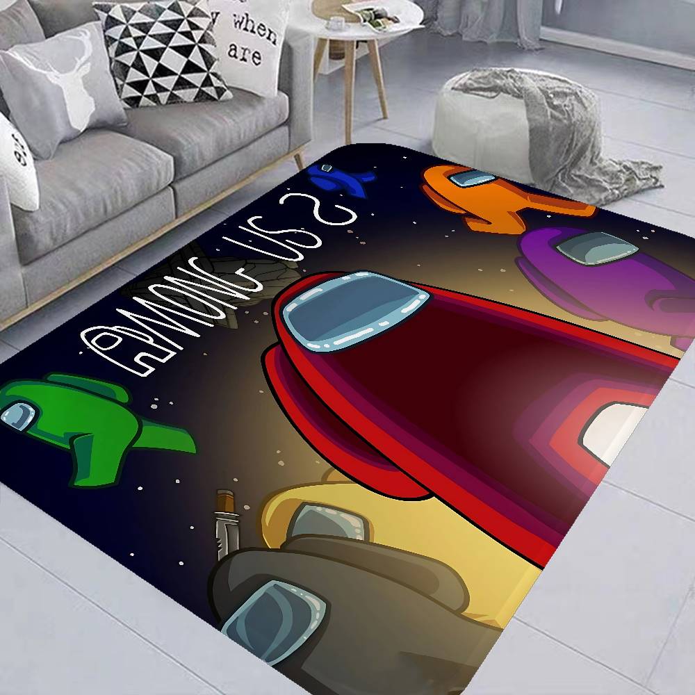 A-Among Us Bathroom Mat Kids Room Bedroom Decoration Balcony Anti-Slip Doormat Living Room Welcome Rug