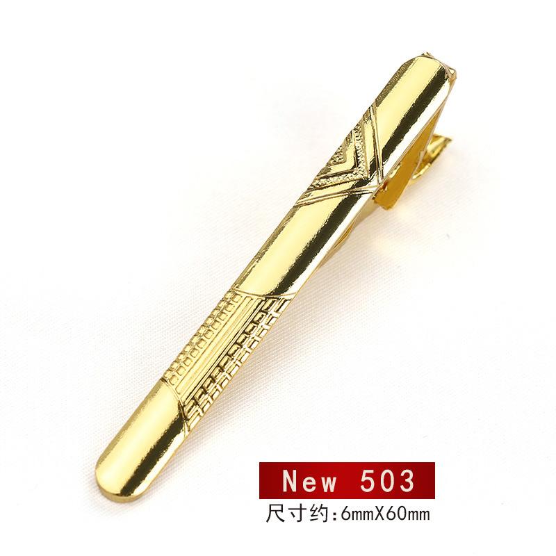 Business Versatile Men'S Dress Gold Tie Clip Marriage Men'S And Women'S Pin Korean Version Security Laveclip Fashion Laveclip