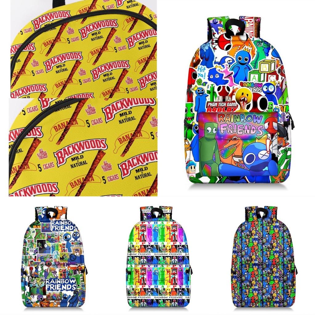 Roblox Rainbow Friends Backpack Lightweight Durable Adjustable Straps