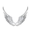 1Pair Car Auto Motorcycle Body Sticker 3D Angel Wings Badge Style Zinc Alloy Decals Silver/Gold Exterior Accessories