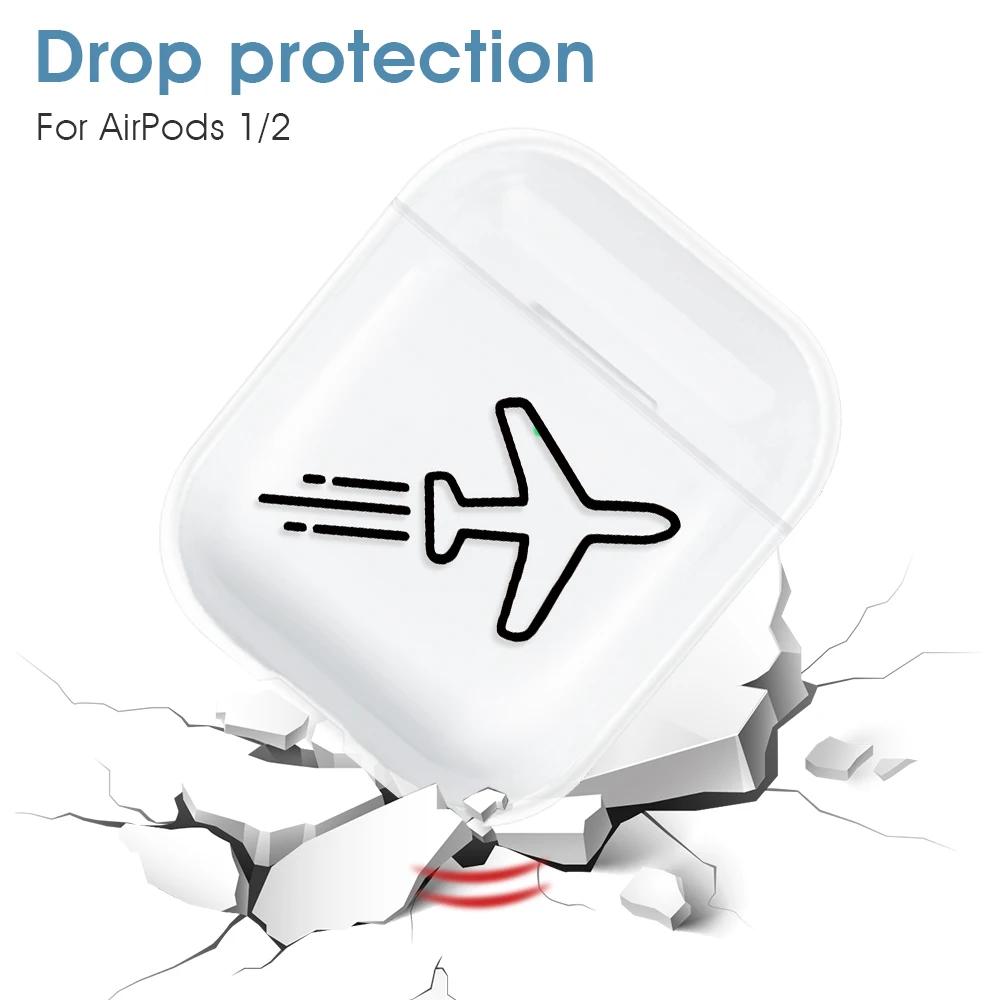 Przezroczyste Etui na Słuchawki z Wzorem Samolotu Dla Airpods 4. 2 1 3 Pro 2 Pokrowiec na Słuchawki Dla Apple Airpods Air Pods Pro Airpods3