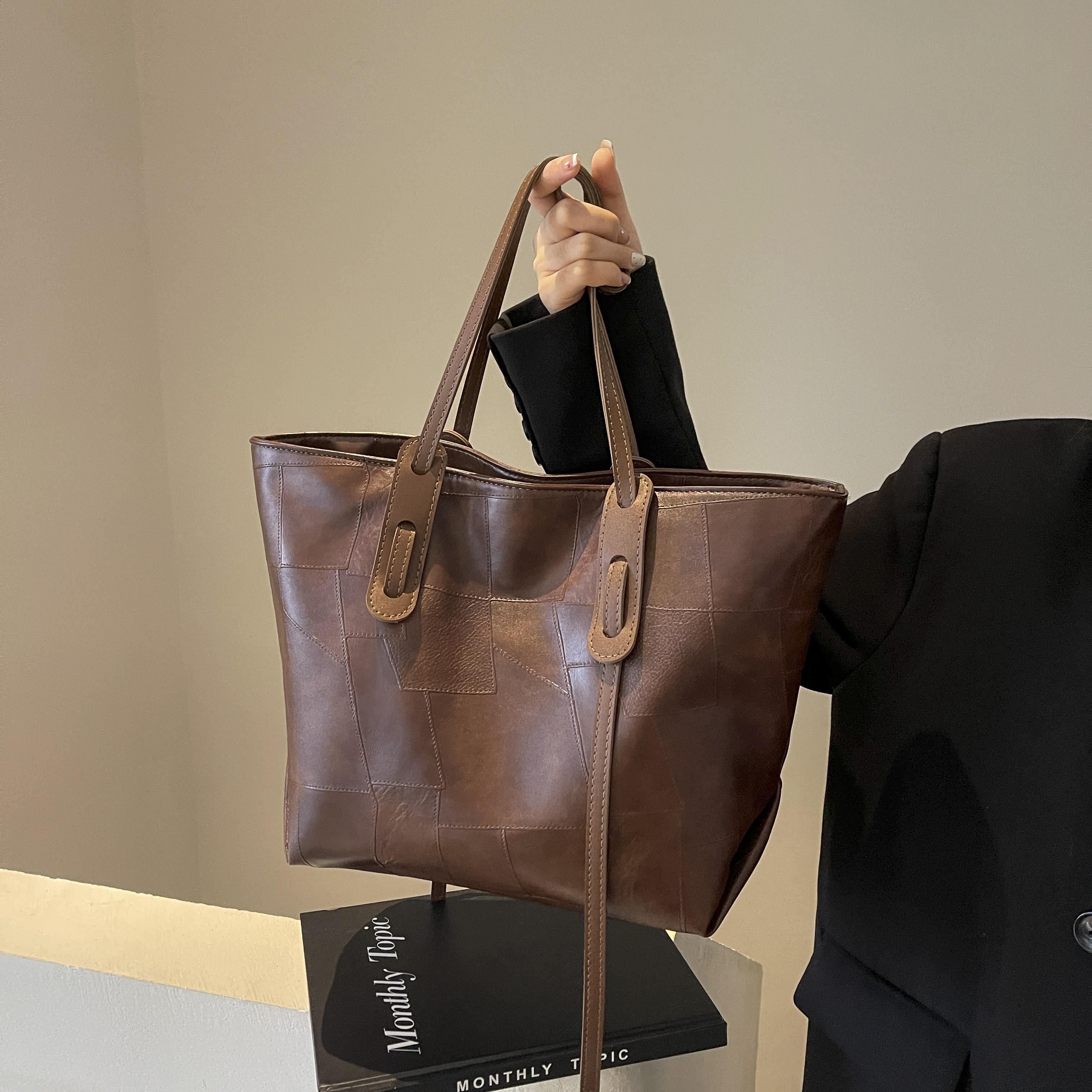 

Сумка Thoth вместительная, скошенная, из искусственной кожи, в стиле ретро, повседневная, легкая, через плечо