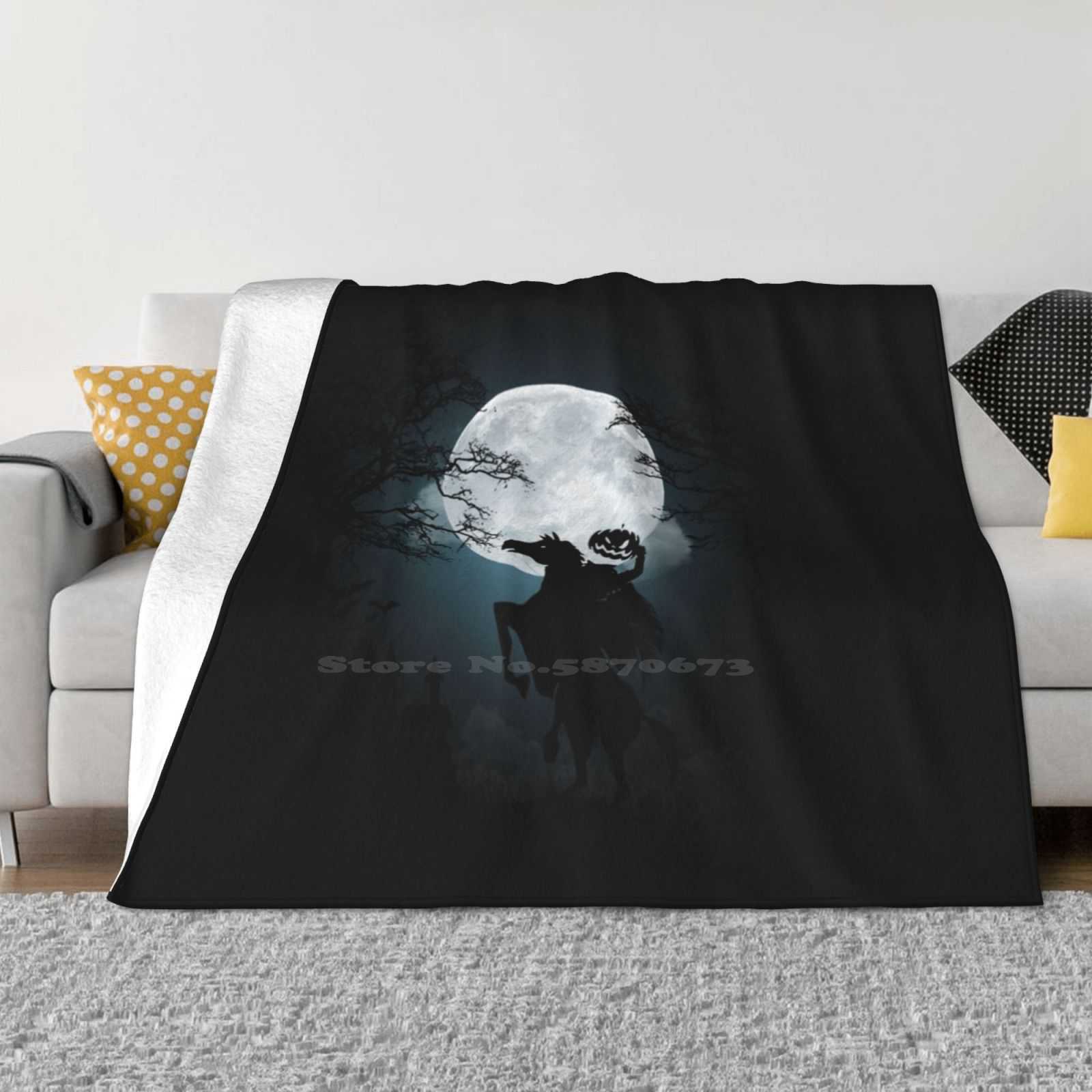 Sleepy Hollow Low Price New Print Novelty Fashion Soft Warm Blanket Sleepy Hollow Halloween 30x40in