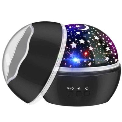 Night Light Projector Light Effects 2 In 1 Starry Sky and Ocean – Colorful Children's Night Lamp with 2 Interchangeable Globes