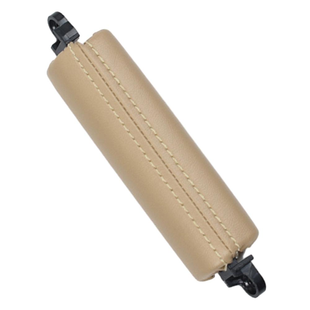 

Передняя левая внутренняя ручка двери с кожей для Volkswagen VW Touareg 2003 2004 2005 2006 2007 2008 2009 2010 бежевый