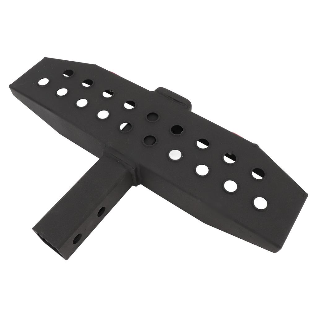 Hitch Step Steel 600lbs Heavy Duty Rear Bumper Trailer Protector with 5/8in Hitch Pin and Reflective