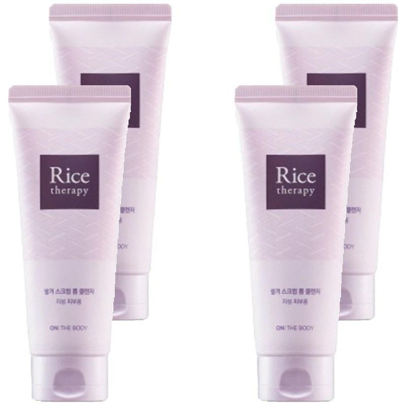 On the Body Rice Therapy Scrub Foam Cleanser, 150ml, 4 pcs