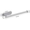 Adhesive Paper Towel Holder Toilet Roll Paper Holder Bathroom Punch-Free Roll Paper Holder Stainless Steel Black Gold Roll Rack